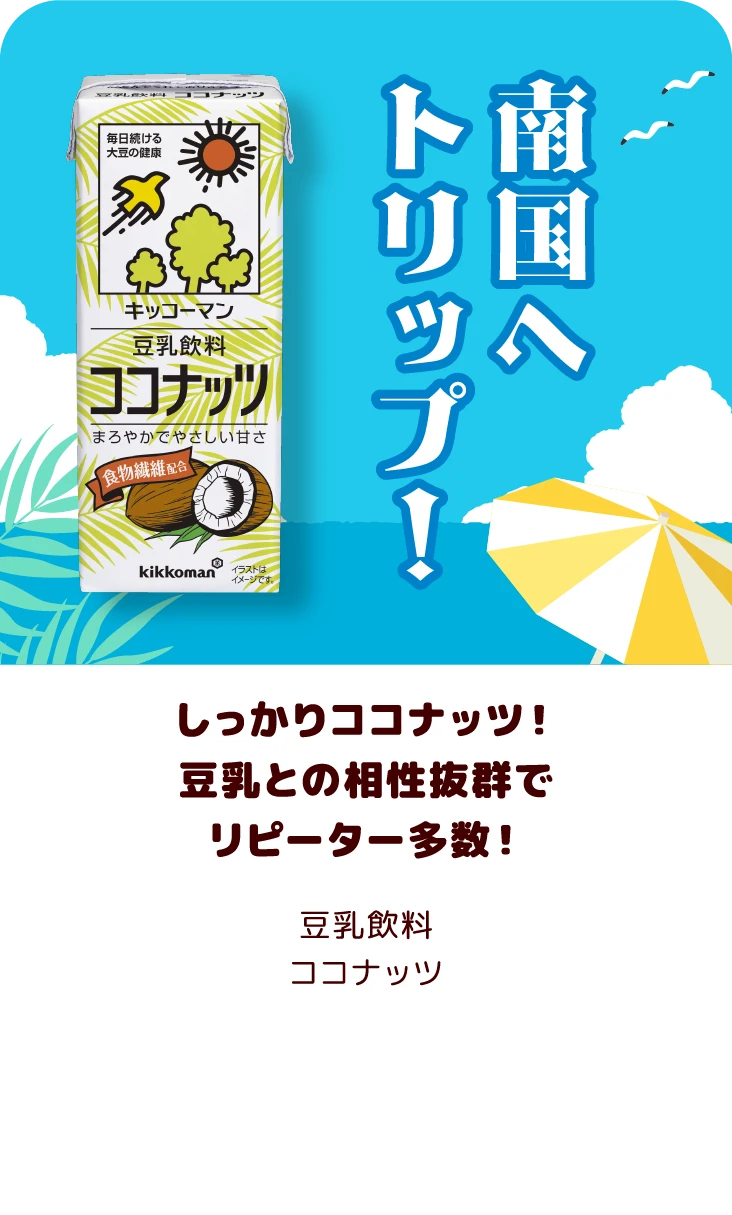 しっかりココナッツ！豆乳との相性抜群でリピーター多数！ 豆乳飲料 ココナッツ