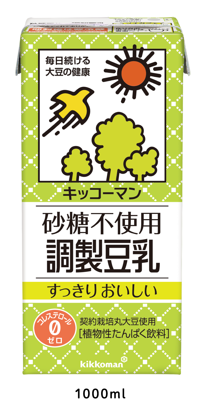 キッコーマン 砂糖不使用調製豆乳 1000ml